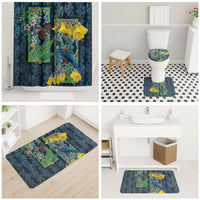 Aotearoa Maori Mangopare Christmas Bathroom Set Pikawakawa and Tui LT7 - Polynesian Pride