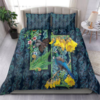 Aotearoa Maori Mangopare Christmas Bedding Set Pikawakawa and Tui LT7 - Polynesian Pride