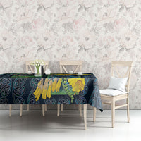 Aotearoa Maori Mangopare Christmas Tablecloth Pikawakawa and Tui LT7 - Polynesian Pride