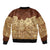 Niue Hiapo Motif Bomber Jacket Tapa Classic