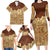 Niue Hiapo Motif Family Matching Long Sleeve Bodycon Dress and Hawaiian Shirt Tapa Classic