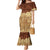 Niue Hiapo Motif Mermaid Dress Tapa Classic