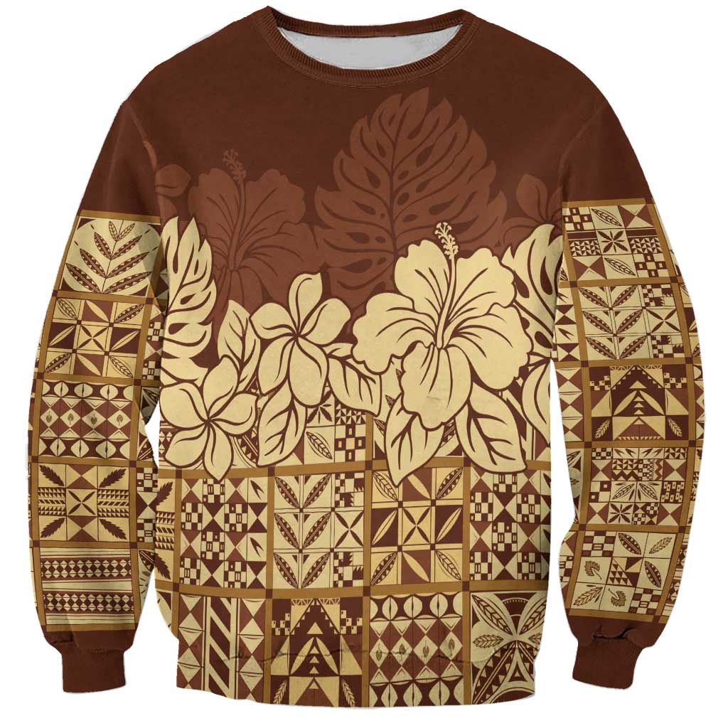 Niue Hiapo Motif Sweatshirt Tapa Classic