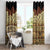 Niue Hiapo Motif Window Curtain Tapa Classic - Black Ver