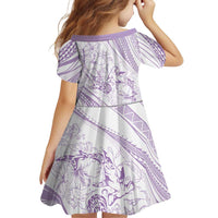 Sharks Couple Dreamy Polynesians Floral Sea Family Matching Off Shoulder Maxi Dress and Hawaiian Shirt Lilac LT7 - Polynesian Pride