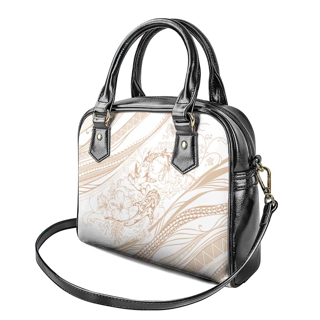 Sharks Couple Dreamy Polynesians Floral Sea Shoulder Handbag Hazel - Polynesian Pride