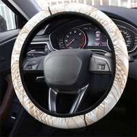 Sharks Couple Dreamy Polynesians Floral Sea Steering Wheel Cover Hazel - Polynesian Pride