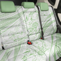 Sharks Couple Dreamy Polynesians Floral Sea Back Car Seat Cover Emerald - Polynesian Pride