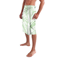Sharks Couple Dreamy Polynesians Floral Sea Lavalava Emerald - Polynesian Pride