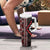 Red Tukutuku Pattern Aotearoa Tumbler With Handle Niho Taniwha and Puhoro Motifs