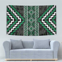 Jade Tukutuku Pattern Aotearoa Tapestry Niho Taniwha and Puhoro Motifs