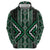 Jade Tukutuku Pattern Aotearoa Zip Hoodie Niho Taniwha and Puhoro Motifs