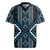Azure Tukutuku Pattern Aotearoa Rugby Jersey Niho Taniwha and Puhoro Motifs
