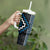Azure Tukutuku Pattern Aotearoa Tumbler With Handle Niho Taniwha and Puhoro Motifs