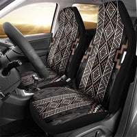 Classic Tukutuku Pattern Aotearoa Car Seat Cover Niho Taniwha and Puhoro Motifs LT7 - Polynesian Pride