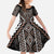 Classic Tukutuku Pattern Aotearoa Family Matching Mermaid Dress and Hawaiian Shirt Niho Taniwha and Puhoro Motifs