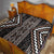 Classic Tukutuku Pattern Aotearoa Quilt Niho Taniwha and Puhoro Motifs