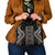 Classic Tukutuku Pattern Aotearoa Shoulder Handbag Niho Taniwha and Puhoro Motifs