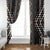 Classic Tukutuku Pattern Aotearoa Window Curtain Niho Taniwha and Puhoro Motifs