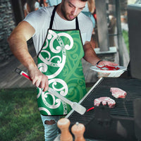 Pounamu Green Maori Apron Koru Kowhaiwhai - Polynesian Pride