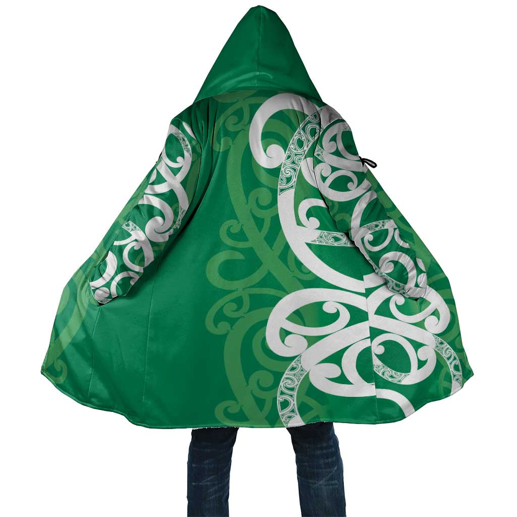 Pounamu Green Maori Cloak Koru Kowhaiwhai - Polynesian Pride