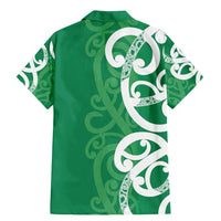 Pounamu Green Maori Family Matching Mermaid Dress and Hawaiian Shirt Koru Kowhaiwhai LT7 - Polynesian Pride