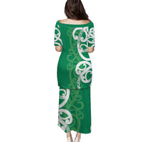 Pounamu Green Maori Puletasi Koru Kowhaiwhai - Polynesian Pride
