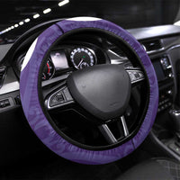 Violet Green Maori Steering Wheel Cover Koru Kowhaiwhai - Polynesian Pride