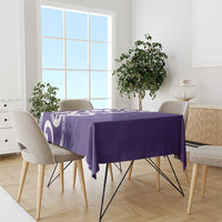 Violet Green Maori Tablecloth Koru Kowhaiwhai - Polynesian Pride