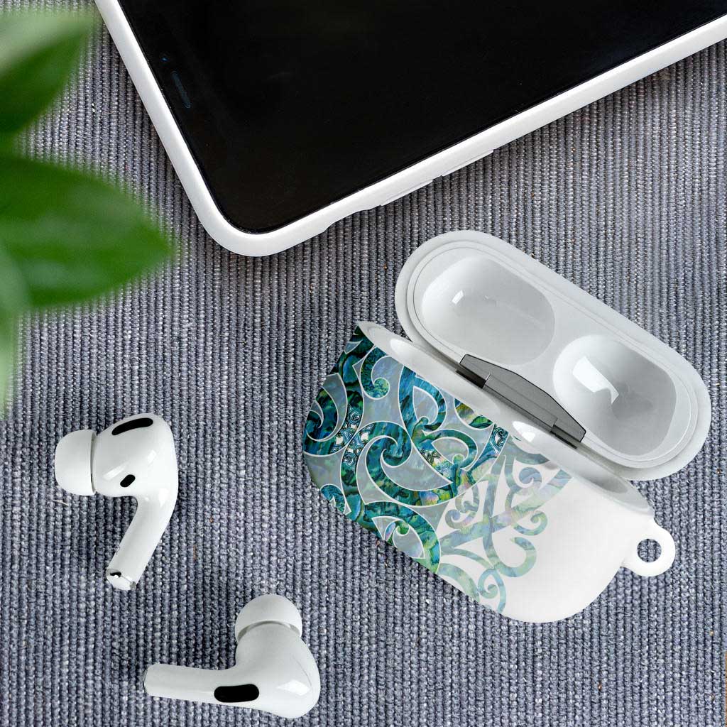 Paua Shell Maori AirPods Case Koru Kowhaiwhai - Polynesian Pride