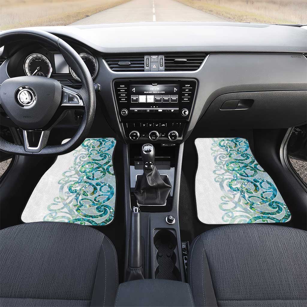 Paua Shell Maori Car Mats Koru Kowhaiwhai - Polynesian Pride