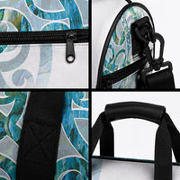 Paua Shell Maori Duffle Bag Koru Kowhaiwhai