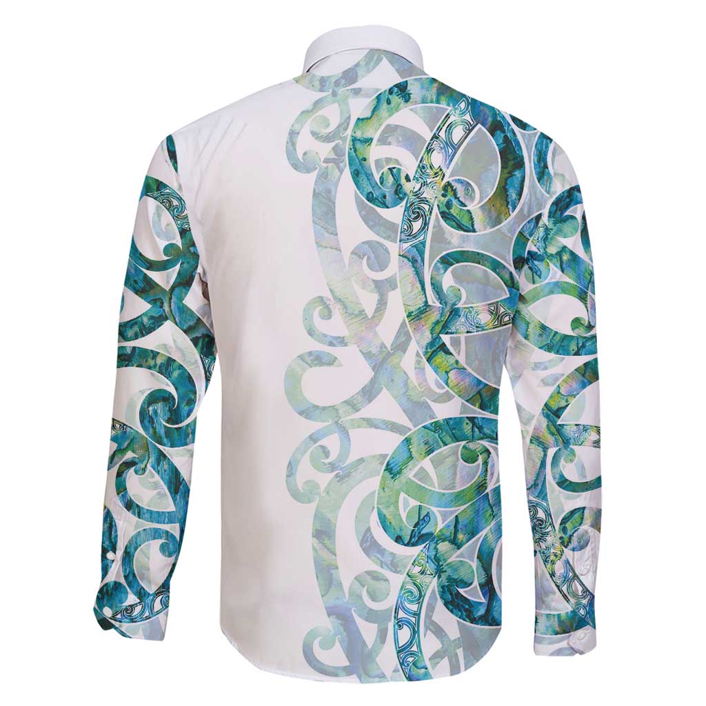 Paua Shell Maori Family Matching Puletasi and Hawaiian Shirt Koru Kowhaiwhai - Polynesian Pride