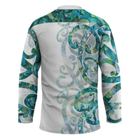 Paua Shell Maori Hockey Jersey Koru Kowhaiwhai - Polynesian Pride
