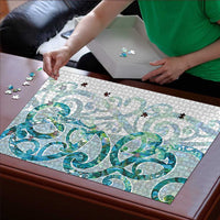 Paua Shell Maori Puzzle Koru Kowhaiwhai - Polynesian Pride