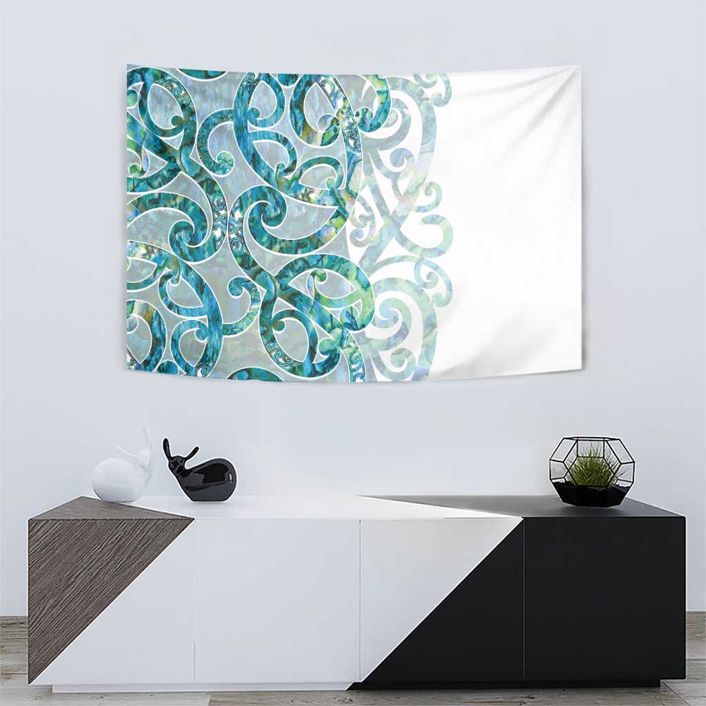 Paua Shell Maori Tapestry Koru Kowhaiwhai - Polynesian Pride