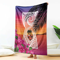 Guam Chamorro Blanket Artsy Latte Stone