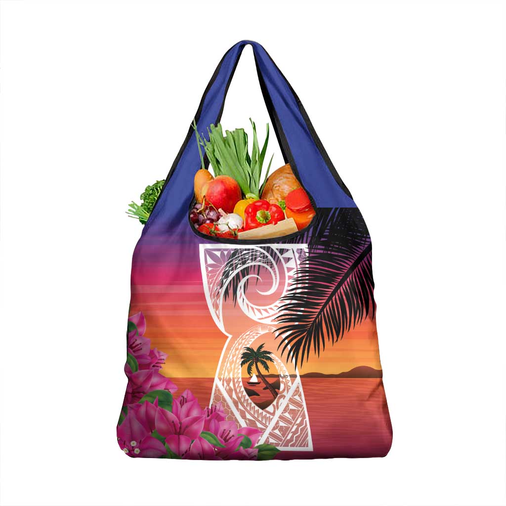 Guam Chamorro Grocery Bag Artsy Latte Stone