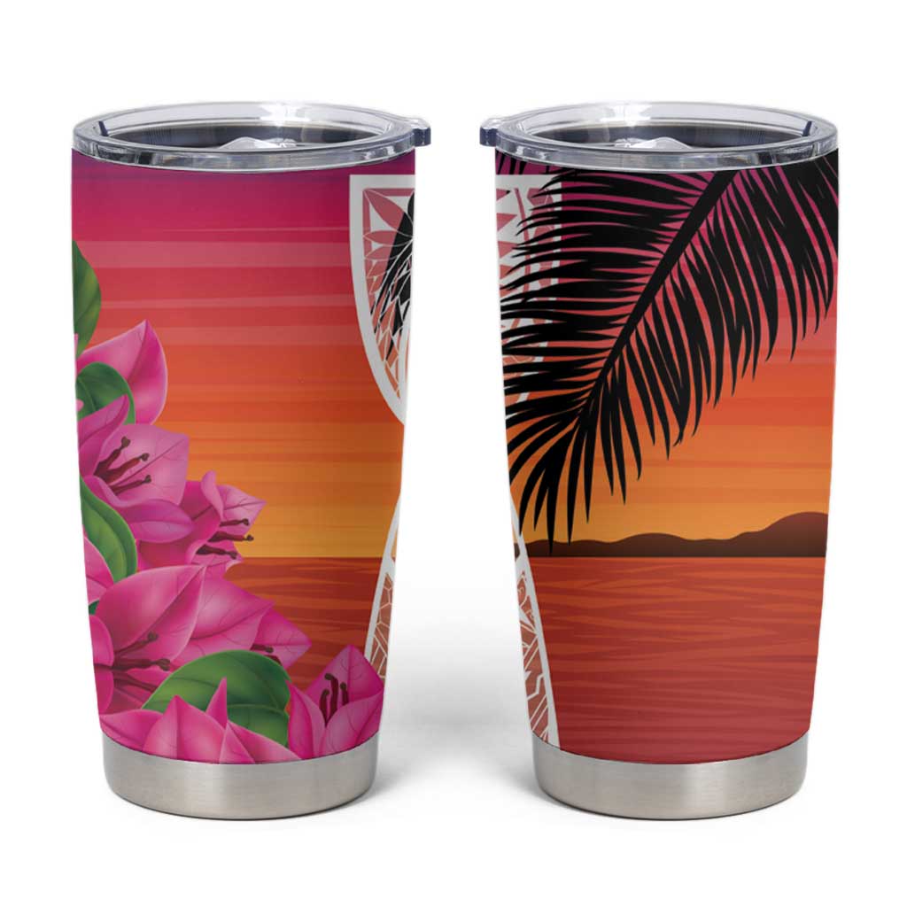 Guam Chamorro Tumbler Cup Artsy Latte Stone