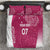 Personalised New Zealand Rugby Bedding Set Aotearoa Champions - Pink Version