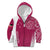 Personalised New Zealand Rugby Kid Hoodie Aotearoa Champions - Pink Version