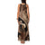 Father's Day Polynesian Pattern Family Matching Tank Maxi Dress and Hawaiian Shirt Tropical Humpback Whale