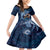 Father's Day Polynesian Pattern Family Matching Mermaid Dress and Hawaiian Shirt Tropical Humpback Whale - Navy