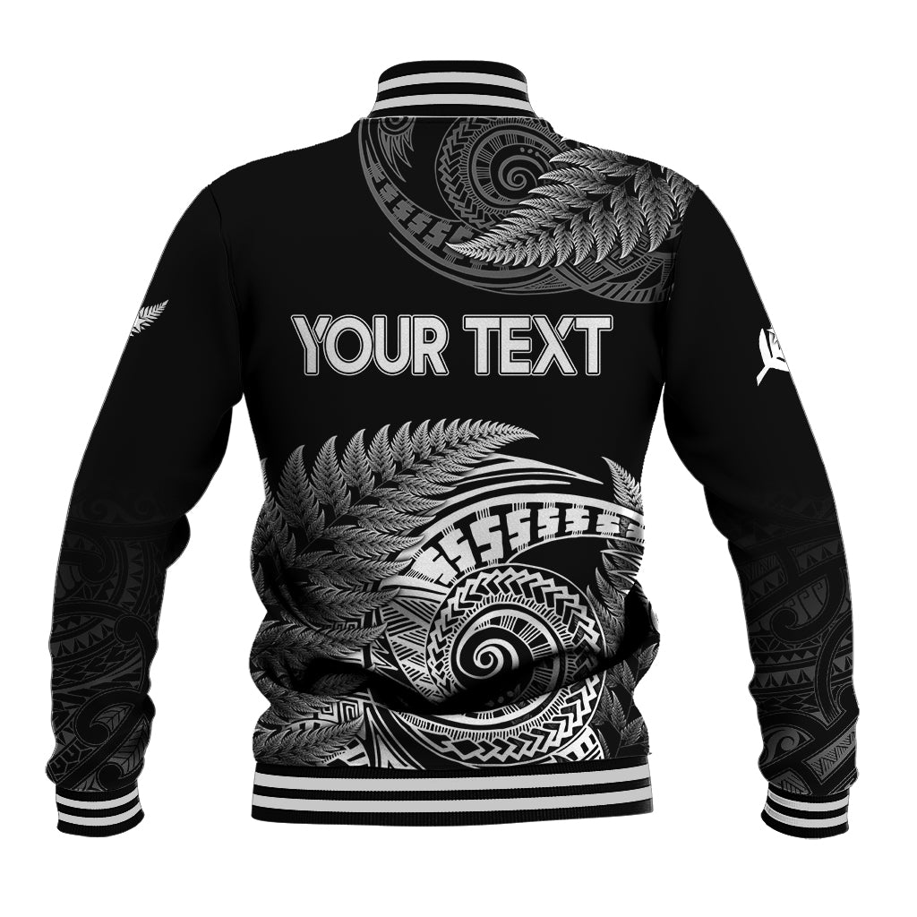 New Zealand Rugby 2023 Baseball Jacket Aotearoa Silver Ferns Champions LT7 - Polynesian Pride