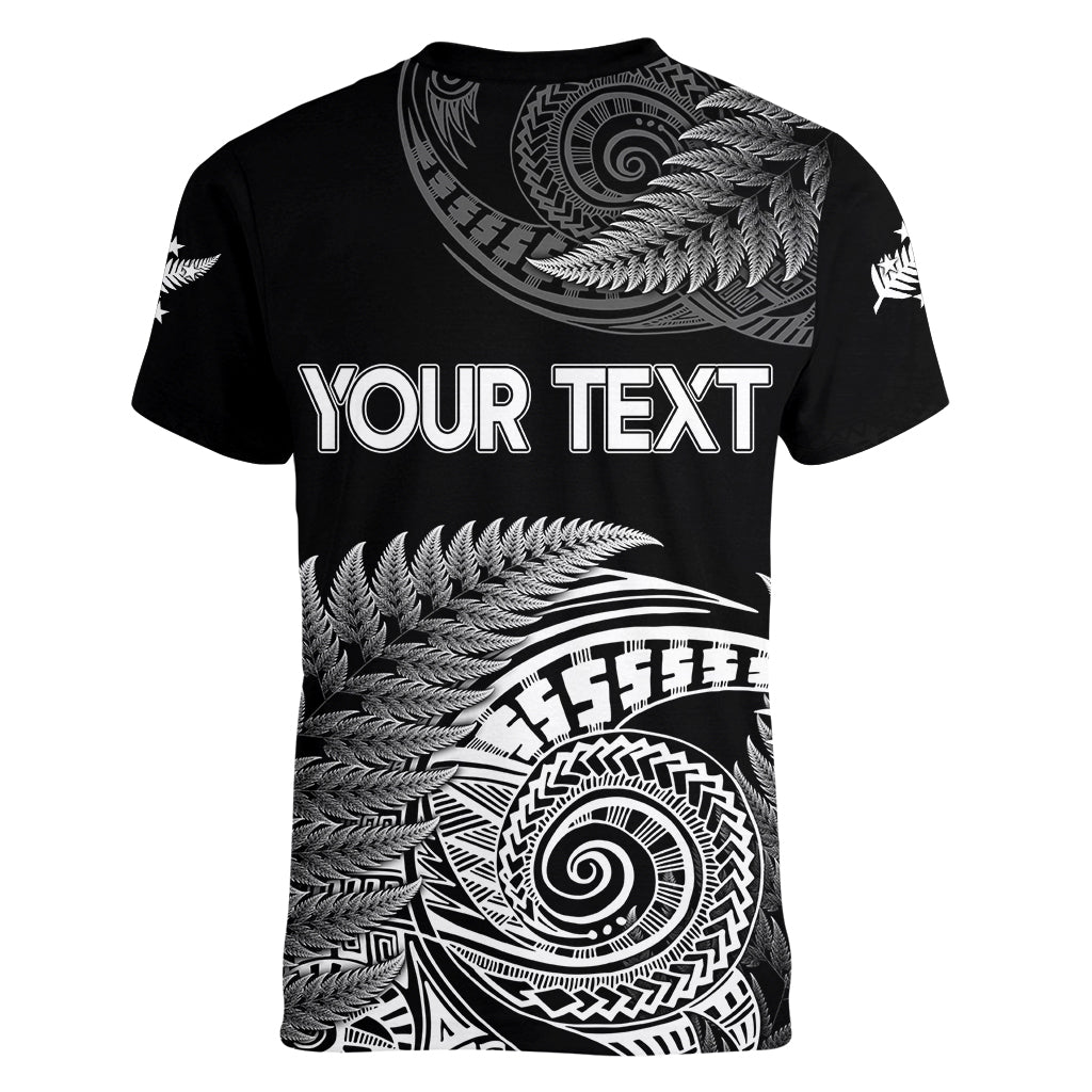 New Zealand Rugby 2023 Women V Neck T Shirt Aotearoa Silver Ferns Champions LT7 - Polynesian Pride