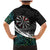 Personalized NZ Darts Family Matching Mermaid Dress and Hawaiian Shirt Paua Shell Maori Koru Whakairo - Polynesian Pride