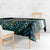Personalized NZ Darts Tablecloth Paua Shell Maori Koru Whakairo - Polynesian Pride