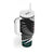 Personalized NZ Darts Tumbler With Handle Paua Shell Maori Koru Whakairo - Polynesian Pride