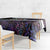 Personalized NZ Darts Tablecloth Paua Shell Maori Koru Whakairo - Purple - Polynesian Pride