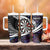 Personalized NZ Darts Tumbler With Handle Paua Shell Maori Koru Whakairo - Purple - Polynesian Pride